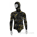 Lycra Wetsuit di pesca subacquea a due pezzi